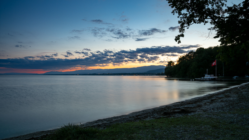 Soirée au bord du Lac